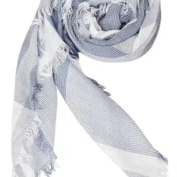 indish Men's and Women's Light Shade Cotton Viscose Scarf Stole Muffler image 4