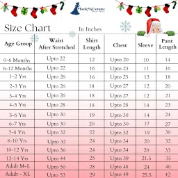 BookMyCostume Santa Claus Dress Set of 4 (Jacket, Bottom, Bag, & Cap) Kids & Adults Christmas Costume image 5