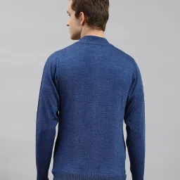 monte carlo Mens Solid Stand Collar Full Sleeve Pullover (1240534FZ) image 3