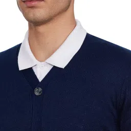 amazon brand - symbol Men's Acrylic V Neck Casual Sweater image 2