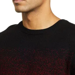 amazon brand - symbol Men Acrylic LS Gradient Grunge Sweater Pullover image 2