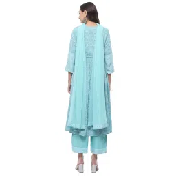 biba Women Rayon Gathered Suit Set image 3