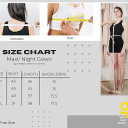 girls and moms Women's Alpine Botanical Leaves Print Maxi Nightgown with Pocket image 3