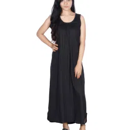 Full Nighty Slips for Womens and Girls, Cotton Camisoles Pack of 2.(PN) image 5