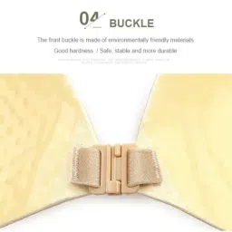 azlvera Strapless Adhesive Invisible Push-Up Bra for Women – Backless, Seamless, Wing-Shaped Stick-On Bra for Party, Wedding, and Off-Shoulder Outfits Multi Colour Pack of 1 image 2