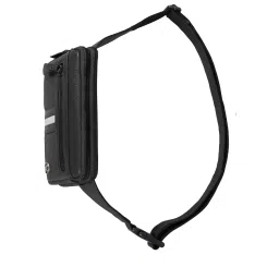 WILDHORN Genuine Leather Waist Bag for Men | Stylish Brown Fanny Pack with Adjustable Strap | 3 Compartments for Travel, Walking, Biking & Daily Use image 3