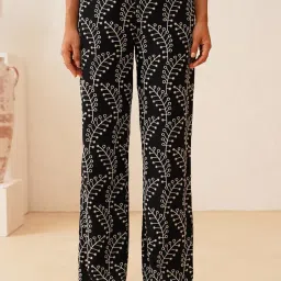 beatnik U Neck Short Sleeve Black 2 Piece Coord Set image 5