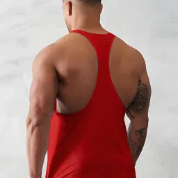 bab being beast apparel BAB Men's Regular Sleeveless Polyester Vest | Gym Vest | Gear Raw Printed | Sando Sports wear image 1