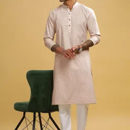 be active Cotton Kurta for Men | Traditional and Classy Design | Indian Kurta | Full Sleeve Kurta image 3