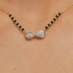 caelii Stylish Women's Steel Lightweight Wear Jewelry Multiple Modern Designs Rust-Resistant & Skin-Friendly Traditional Use Mangalsutra_CA_106 image 4