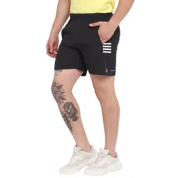 yuuki Men NSL CNS Stripe Shorts Shorts, D.Grey, XXL image 4