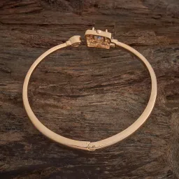 kushal's Fashion Jewellery White Gold Polished Zircon Adjustable Kada |Best For Gifting, Bride, Bridemaids & Special Occasion | Zircon Kada For Women - 445631 image 2