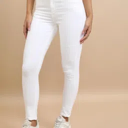 tokyo talkies Women's Skinny Fit Regular Jeans | Stretchable Mid-Rise Jeans Pant image 3