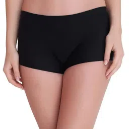 SunFlux®Women's Boyshorts Panties Cotton Boxer Briefs for Ladies | Seamless Smooth Underwear Stretch Boyshorts Panties - Pack of 5 image 1