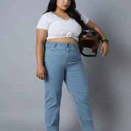 high star Women's Plus Straight Fit Jeans image 1