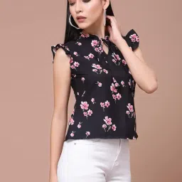 oomph! Women's Floral Relaxed Fit Shirt image 3