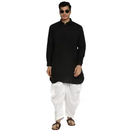 royal kurta Men's Silk Blend Harem Patiala Salwar Ethnic Pants Dhoti image 1