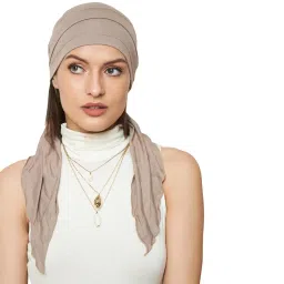 the headscarves Women Bamboo Pre Tie Scarf (HS107 Multicolor) image 3