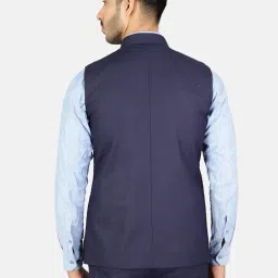 wintage Mens Polyester Cotton Plain Vest and Trouser Set image 2