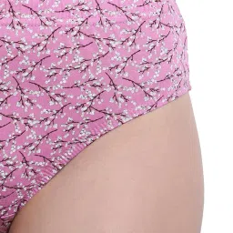 vstar Honey Printed Cotton Hipster Panties for Women, Super Comfortable, Super Soft & Skin Friendly (Assorted Pack of 3) image 4