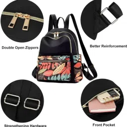 asdip Bag for Women Stylish Ladies Bags Purse and Backpack Purse,European and American Trend Shopping Trip Backpack Fashion Backpack Girls,Women's Backpack,Stylish Ladies Backpack image 2