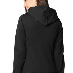 wear your opinion Women's Fleece Zipper Hoodie Jacket image 2