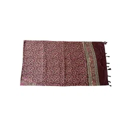 Women's Printed Cotton Dupatta – Lightweight & Breathable Ethnic Wear for Daily & Festive Use (Pack of 1, Brown) image 4