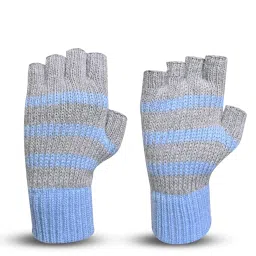 loom legacy Men's Winter Woollen Half Finger Gloves For Cold Weather(SGD-592-593) image 1