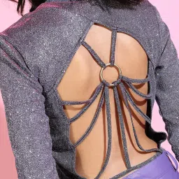 tokyo talkies Women's Long Sleeves High Neck Solid Tops | Stylish image 4