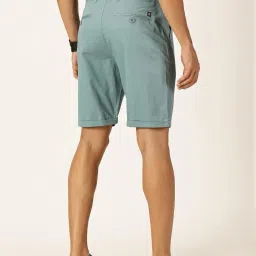 thomas scott Men's | Solid | Mid Rise | Light Weight | 100% Cotton | Casual | Chino | Shorts for Men image 3