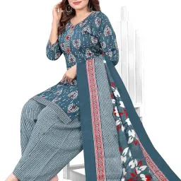 rajnandini Women Cotton Printed Ready to Wear Patiala Salwar Suit image 4