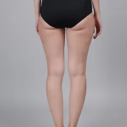 megaska High Waisted Swimsuit Bottom Tummy Control Ruched Bikini Bottom Vintage Bathing Swim Shorts for Women image 1