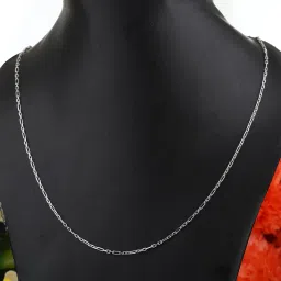 silvertown 925 Silver Jewellery | Gifts for Men & Boys | Wedding Gifts | Silver Chain For Men 20 Inch image 2