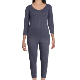 selfcare Women Poly Cotton Thermal Top and Pyjama Set (Pack of 2 Set) image 4