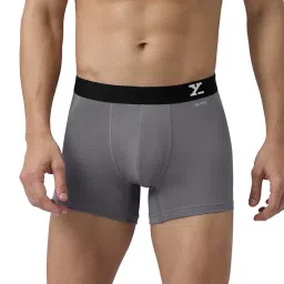 xyxx Men's Aero Super Combed Cotton Regular Fit Solid Antibacterial Trunks with No Marks Waistband (Pack of 4) image 1