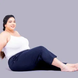 cupid Women's Cotton Plain Capri 3/4th Knee Length Short Pant for Ladies image 2