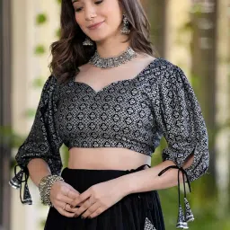 daevish New Rayon Printed Traditional Lehenga Choli With Dupatta Set For Women | Women Fastive Lehenga Choli With Dupatta Set image 5