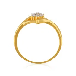 malabar gold & diamonds Malabar Gold and Diamonds Gold Ring for Women | Ring for Birthday, Wedding, Anniversary & Valentine's Day Gift image 2