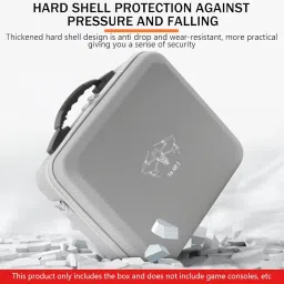 ZORBES® Air 3/3S Portable Carry Bag,Protective Bag,Travel Storage PU Hard Case with Shoulder Strap Accessories for DJI Air 3/3S Drone Accessories image 4