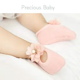 syga NewBorn Baby's Regular Cotton Socks (Pack Of 3) For 0-12 months image 3