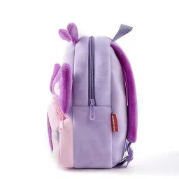 frantic Kids Velvet School Bag Plush Cute Backpack Baby Girl Preschool Travel Bags Ideal for Baby Girl & Boy Picnic Carry Travelling Bags (2-5 Years) image 1