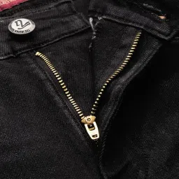 the indian garage co Men Slim Fit Solid Mid-Rise Jeans image 3