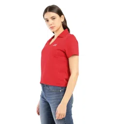 levi's Women's Solid Polo T-Shirt image 4