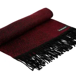 amoldo Relaxed Men And Women Casual/Regular Luxurious Premium Checkered Woolen Acrylic Muffler, Scarf, Stole For Winter Pack Of 1 image 4