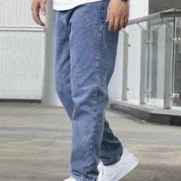 avanova Jeans for Men Slant Pocket Jeans II Mens Denim Jeans Pants II Denim Jeans for Men II Cotton Pant II Wide Legs II Slant Pockets II Jeans for Men (Jeans-139) image 3