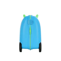 american tourister SKIDDLE SP 39.5 cm Small Cabin Polypropylene (PP) Hard 4 Wheels Spinner Kid Luggage/Suitcase/Trolley Bag for Travel (Blue Astronaut) image 2