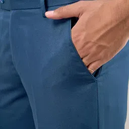 seven hunters Men Regular Fit Morpitch Cotton Blend Trousers image 2