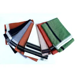 Kerala Kannur Dhoti Mundu Handloom Cotton Lungi for Men – Soft & Breathable Fabric – Diverse Colors – 100% Pure Cotton (Length 190 cm/Width 125 cm) image 1