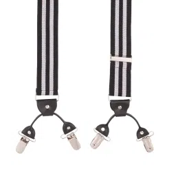 the tie hub Stripe Y-Back Clip-On Suspender for Men image 2