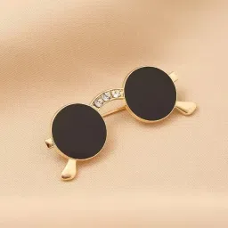 shinning miles Creative Personality Glasses Sunglasses Brooch Women's High-end Design Suit Pin Niche Fashion Versatile Clothing Accessories image 3